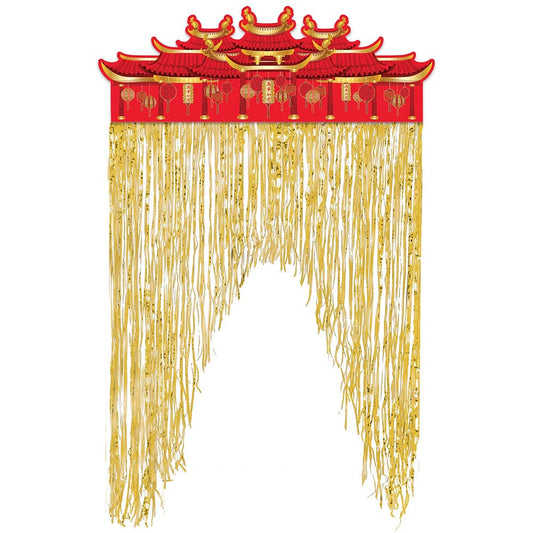 Chinese New Year Door Curtain 54" x 38"