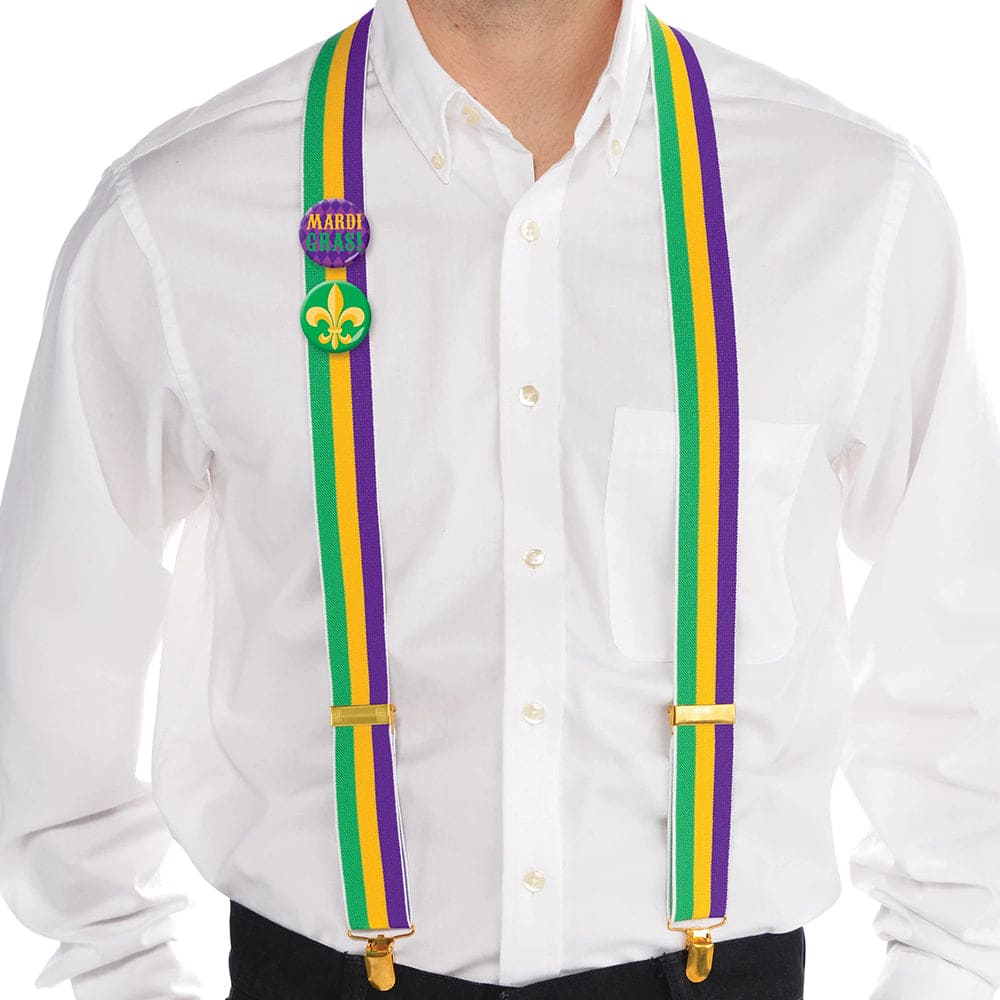 Mardi Gras Suspenders