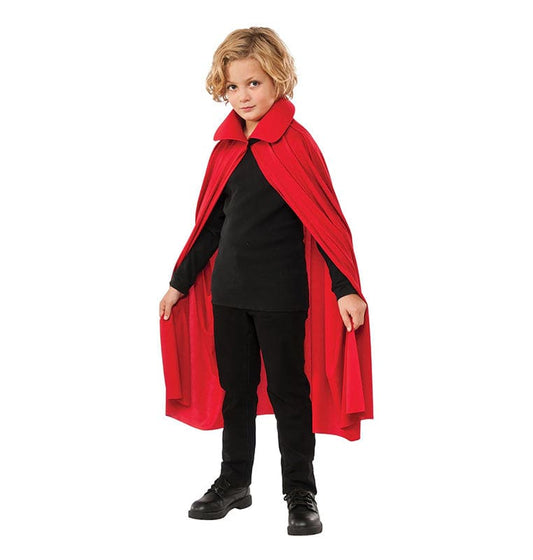 Red Cape with Collar 36"