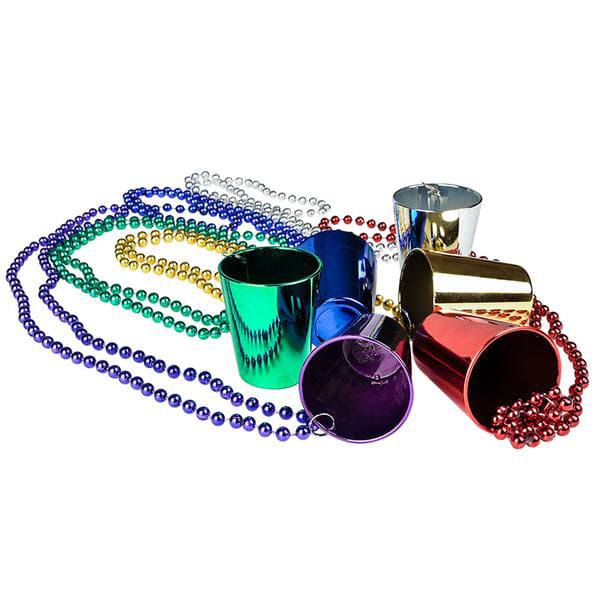 Shot Glass Bead Metallic 33"