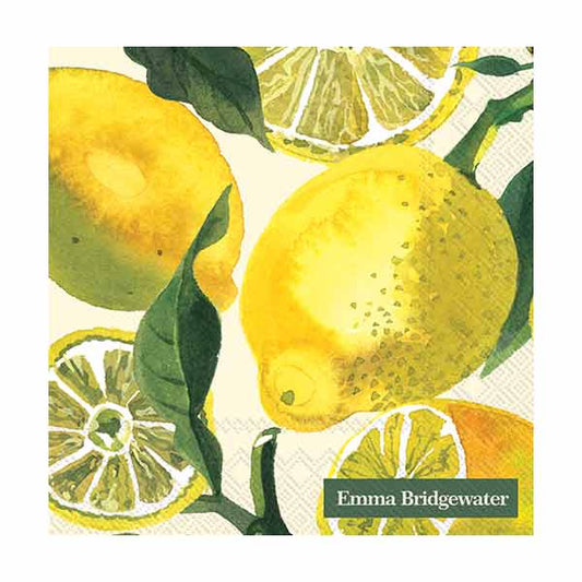 Lemons Beverage Napkins 20ct