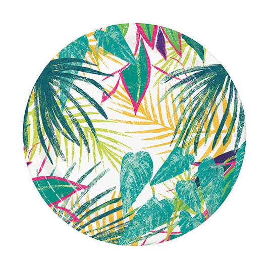 Island Tropics 7in Round Luncheon Paper Plates 8ct