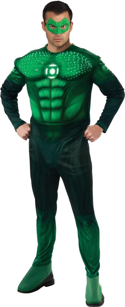 Green Lantern Deluxe Hal Jordan Adult Light-Up Costume