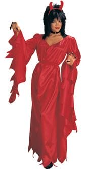 Satin Devil Lady Dress