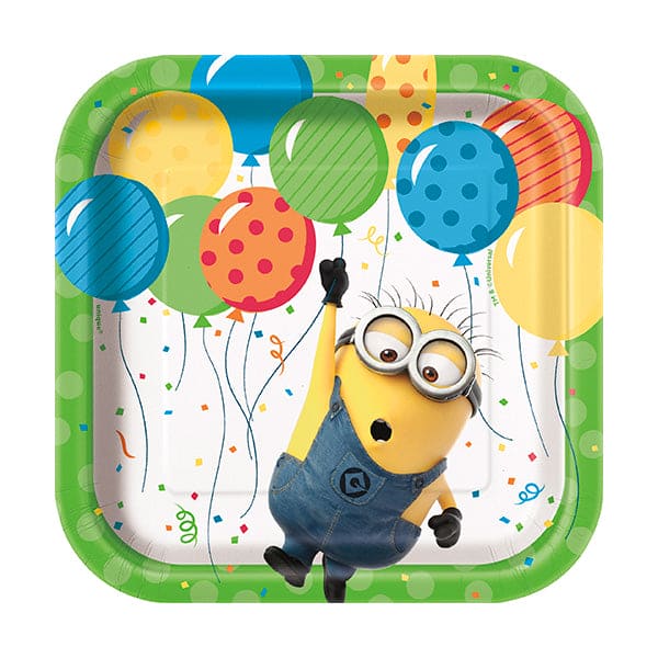 Despicable Me 3  7in Square Luncheon Plates