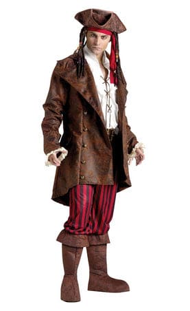 Pirate Buccaneer Men's Adult Jacket Costume