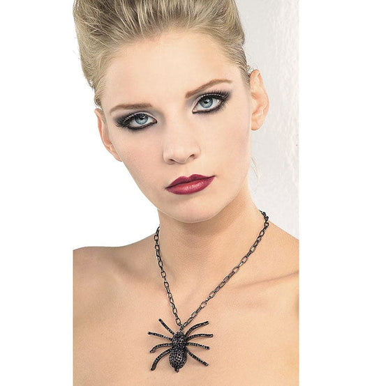 Black Spider Necklace