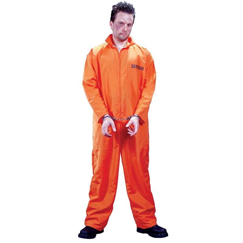 Got Busted Orange Prison Jail Adult Costume