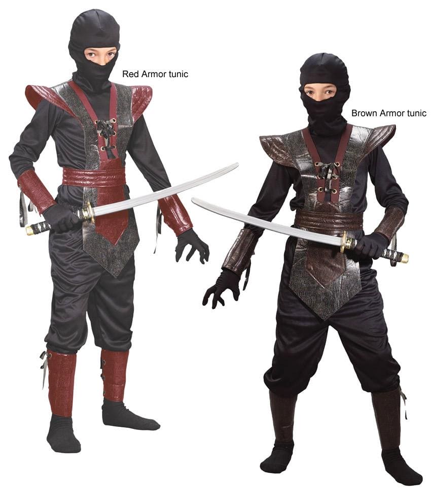 Mortal Combat Leather Ninja Street Fighter Boy's Costume