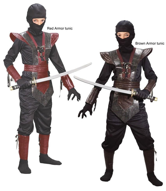 Mortal Combat Leather Ninja Street Fighter Boy's Costume