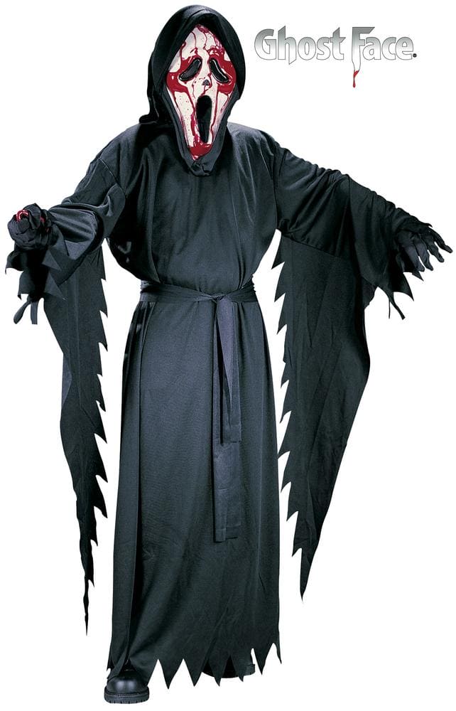 Scream Ghost Bleeding Face Kid Costume