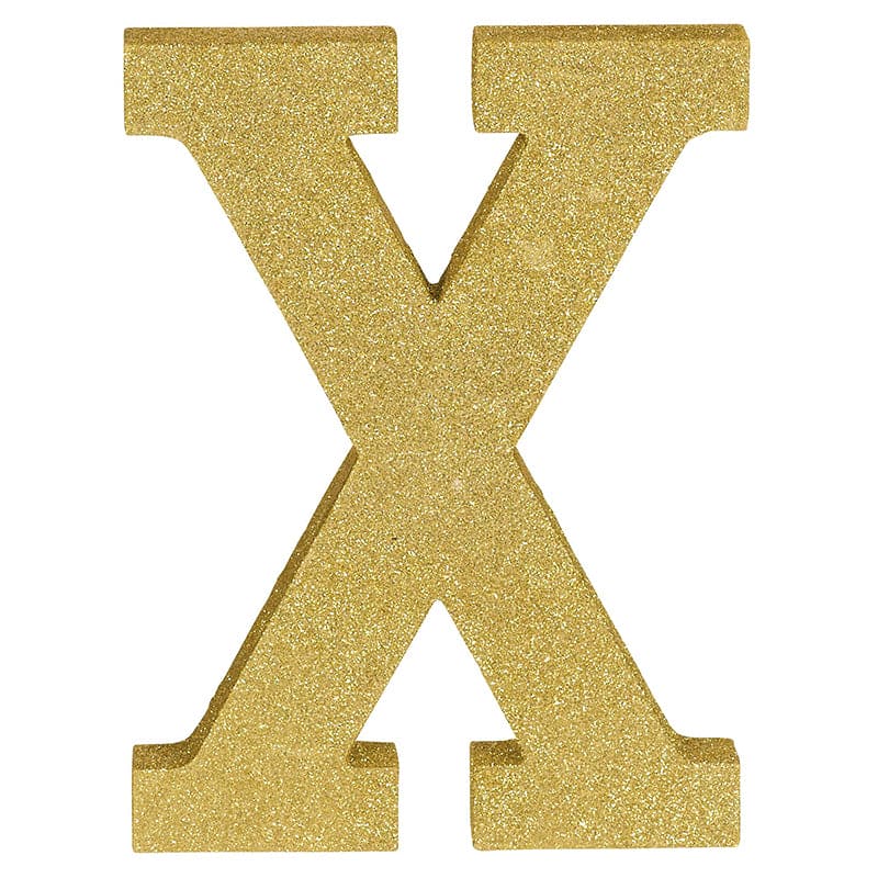 Letter X Glitter