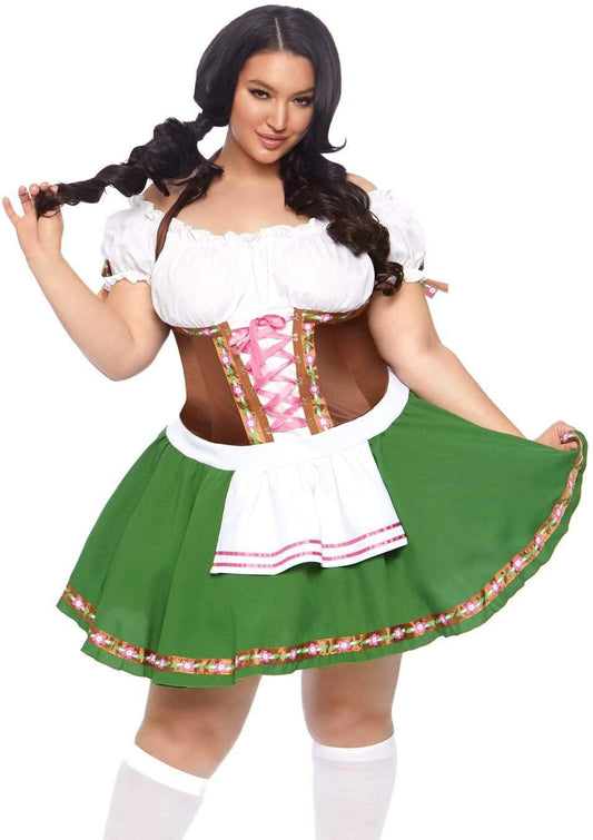 Sexy Gretchen Beer Maid Full Figure Adult Costume