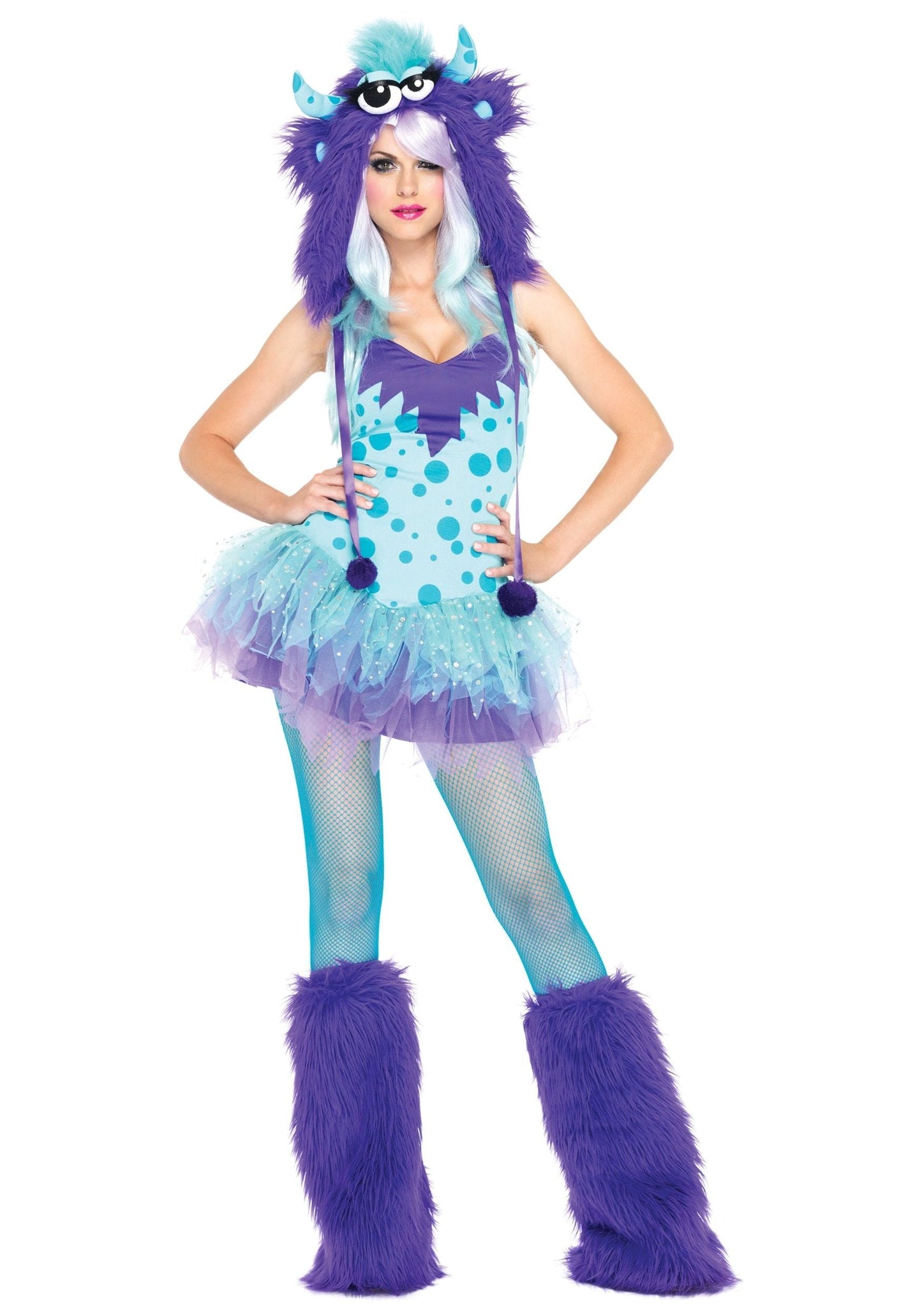 Sexy Polka Dotty Cosplay Adult Women's Halloween Costume