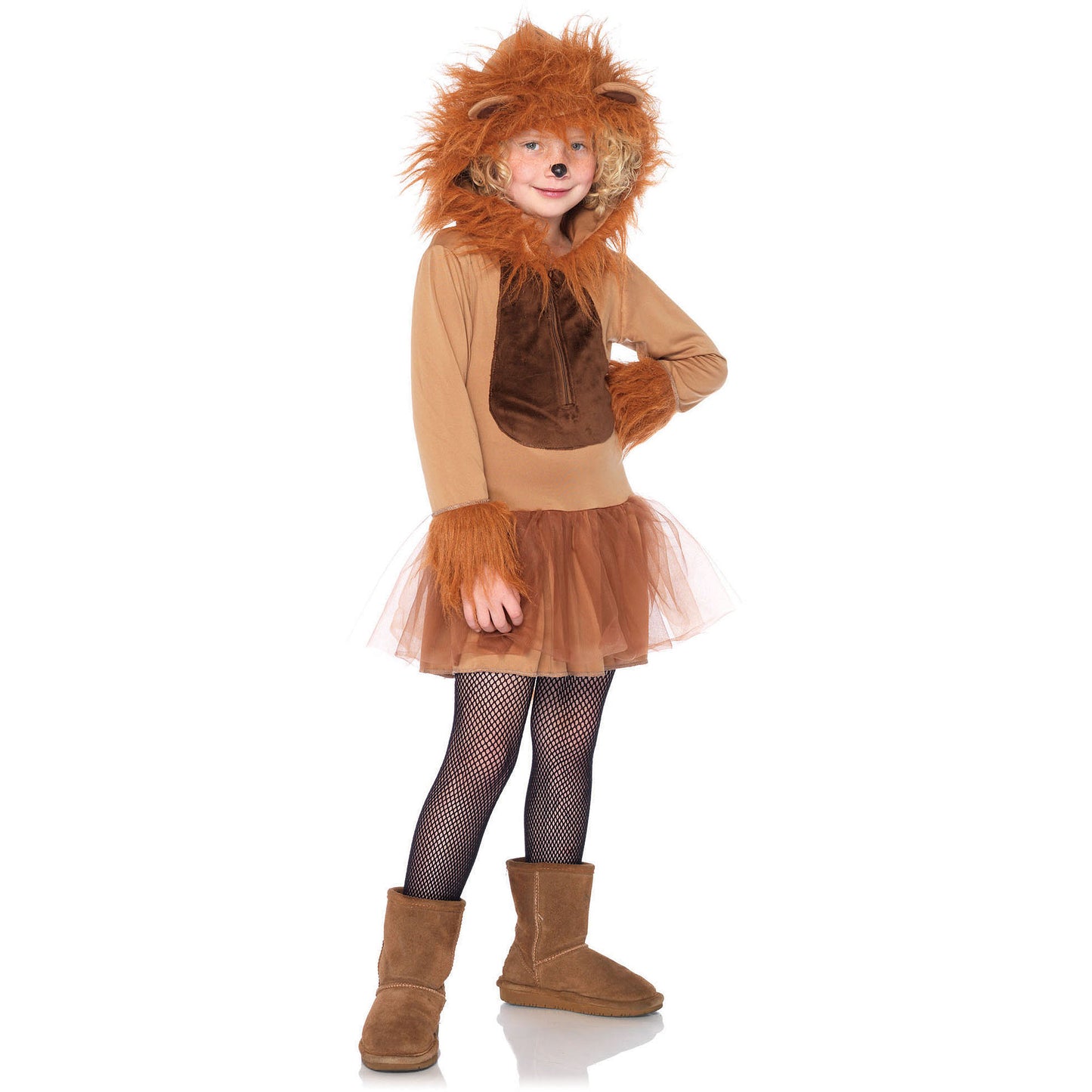 Cuddly Lion Halloween Furry Animals Childrens Kids Costume