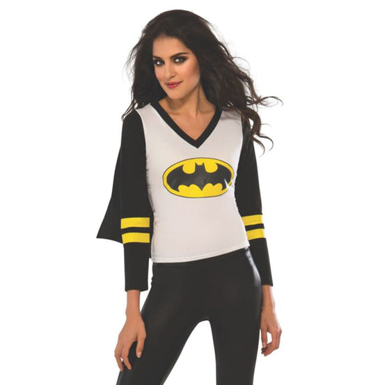 Batgirl Sporty Tee with Cape Adult