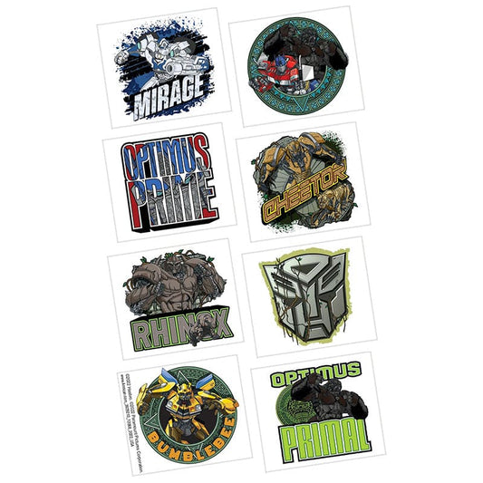 Transformers Rise of the Beasts Tattoo Favors 8ct
