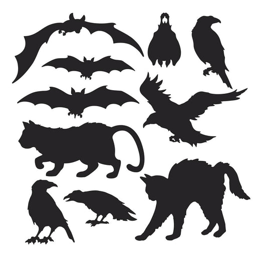 Halloween Silhouettes Decorations