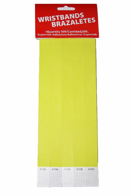 Yellow Glow Wristbands - 500ct