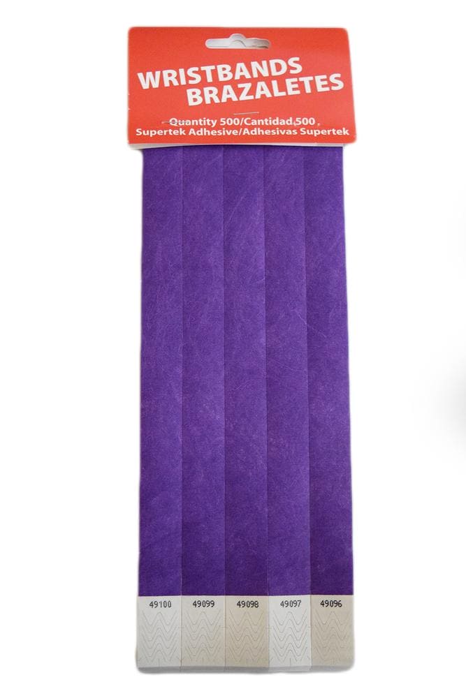 Purple Wristbands - 500ct