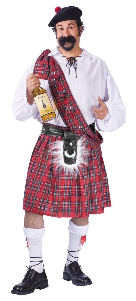 Big Shot Scot Adult Big and Tall Costume