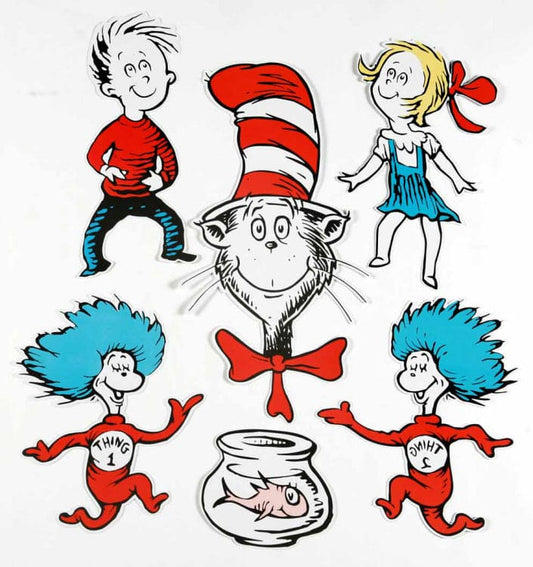 Large Dr. Seuss Characters 2-Sided Deco Kit