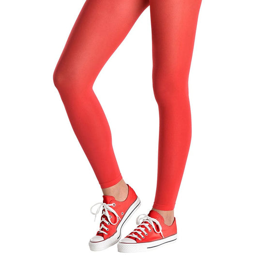 Footless Tights Red Adult