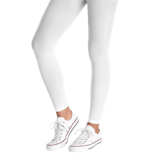 Footless Tights White Adult