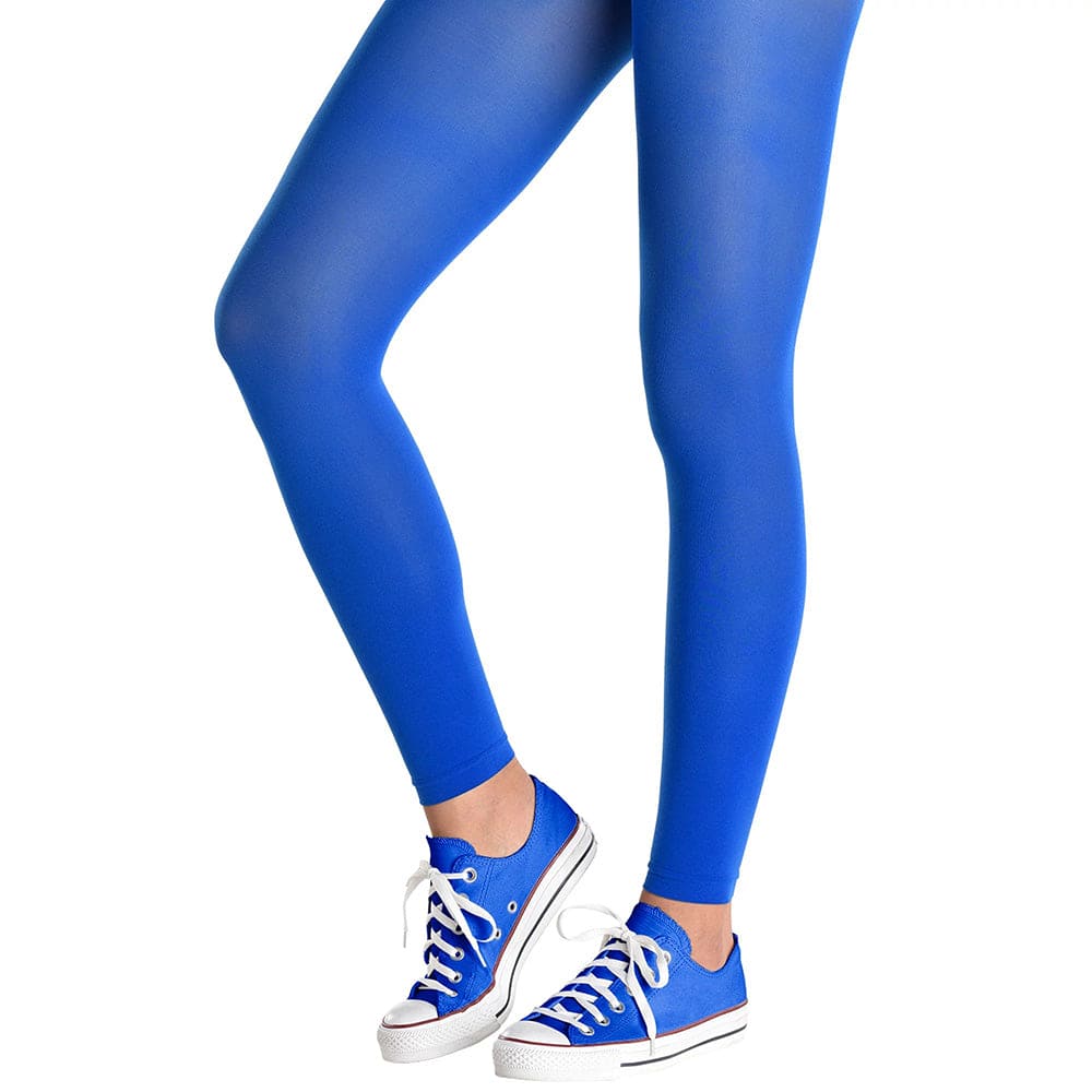 Footless Tights Blue Adult