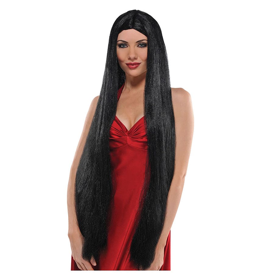 Long Black 30in Wig