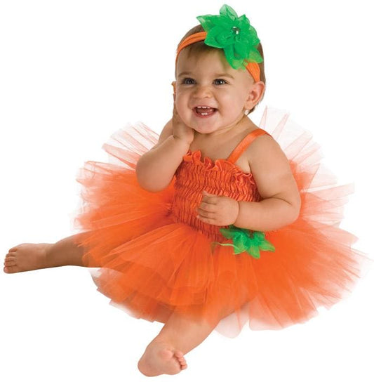 Pumpkin Tutu Infant Dress