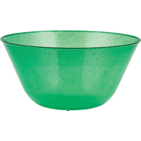 Glitter Green 11in Bowl