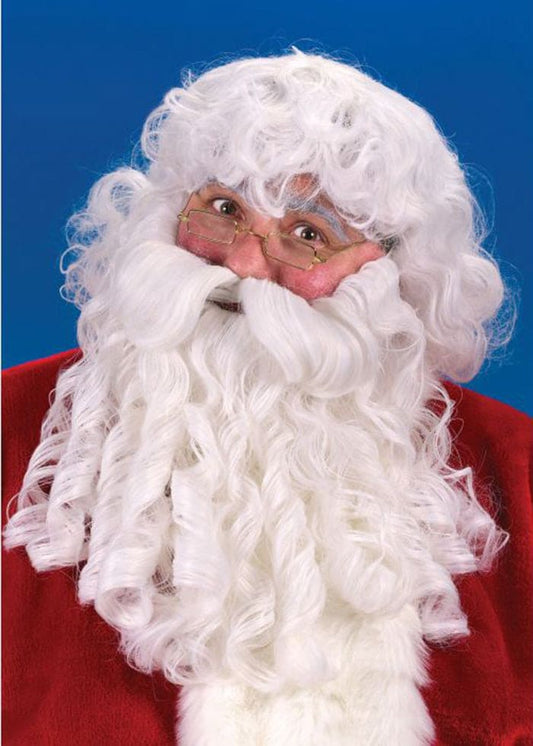 Deluxe Santa Wig & Beard Set