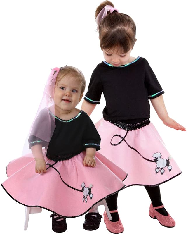 50's Poodle Skirt Infant and Toddler Costume