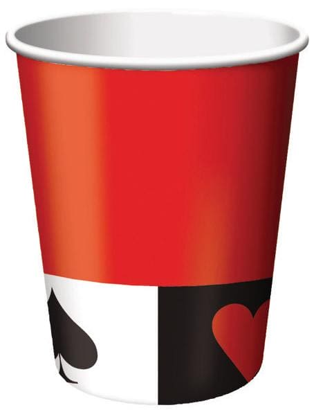 Card Night 9oz Hot/Cold Paper Cups (8ct)