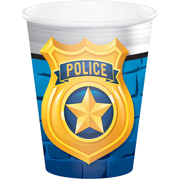 Police Party 9oz Cups