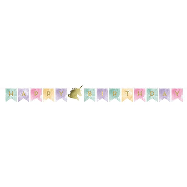 Unicorn Sparkle 5.5in x 8 ft Banner