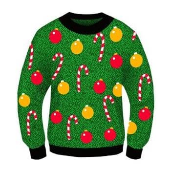 Christmas Ornament Adult Ugly Holiday Sweater