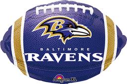 Baltimore Ravens Metallic Shaped Balloon 18in