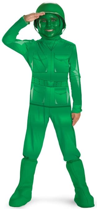 Toy Story Green Army Man Boys Costume
