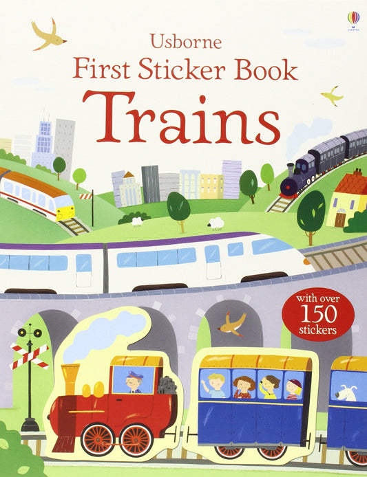 First sticker Book Trains