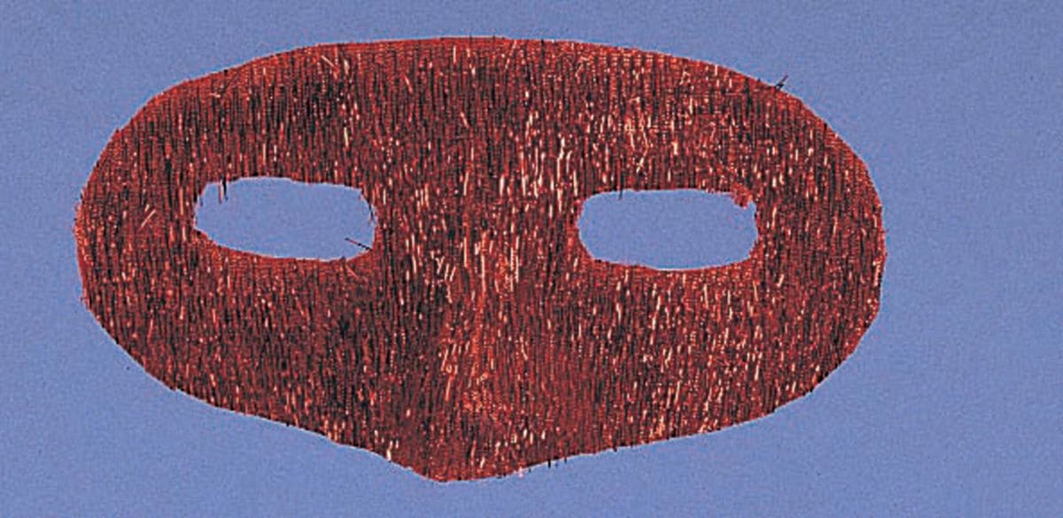 Metallic Lame Domino Eye Mask