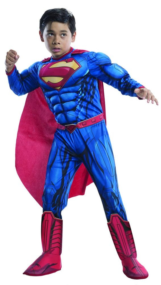 Deluxe Muscle Superman Child Costume