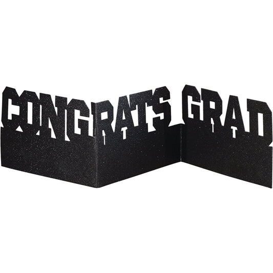 Congrats Grad Glitter 13in x 18in Centerpiece