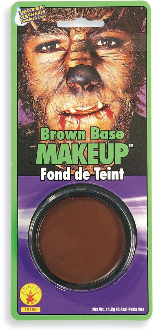 Round Grease Base Cake Brown Makeup