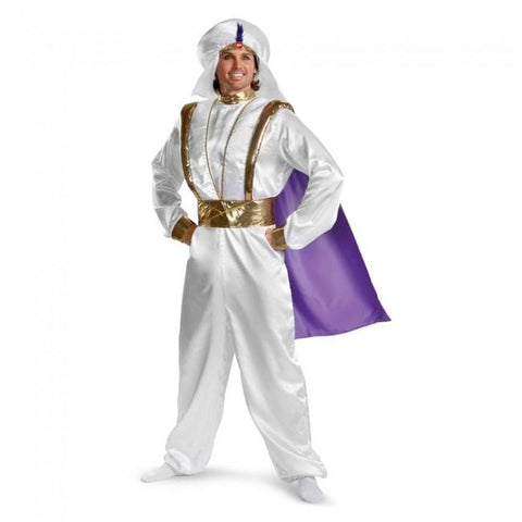 Aladdin Prince White Prestige Adult Costume XL