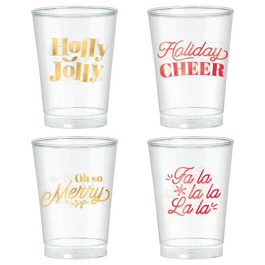 Christmas Plastic 10oz Tumblers 20ct