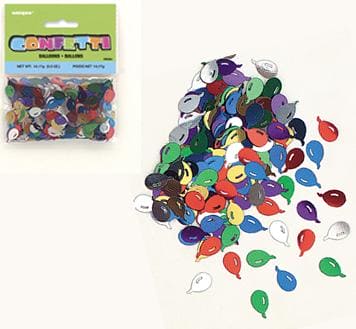 Colorful Balloons Foil Confetti Mix