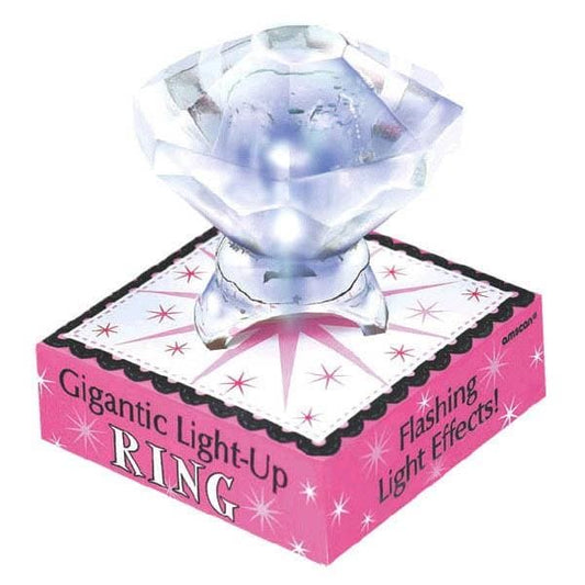 Team Bride Gigantic Light-Up "Diamond" Ring