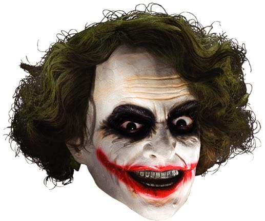 Joker Adult Mask with Hair